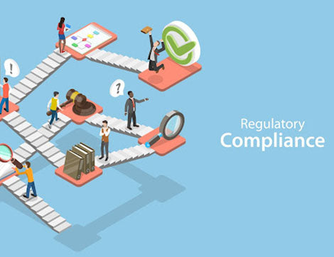 A graphic illustrates the challenges of vet compliance and how Career Calling International provides solutions for new.