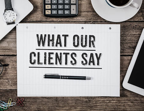 Client Testimonials | Career Calling International A notepad on a desk shows client feedback, highlighting our commitment to vet compliance.